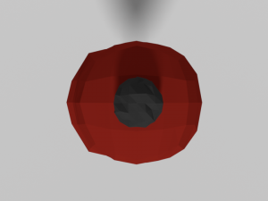 low poly cartoon beanie cap 3D-Modell