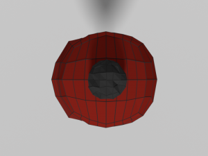low poly cartoon beanie cap 3D-Modell