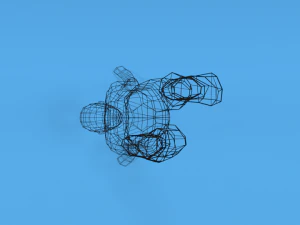 low poly kid in handstand pose 3D Model