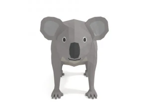 low poly cartoon australian animals pack 3D Model