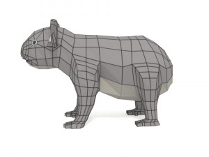 low poly cartoon australian animals pack Modèle 3D