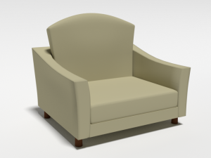 cartoon armchair 3Dモデル