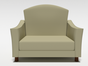 cartoon armchair 3D Model