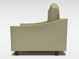 cartoon armchair 3D Model