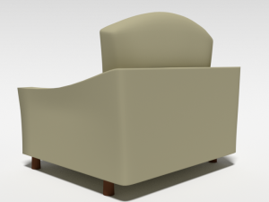 cartoon armchair 3D Model