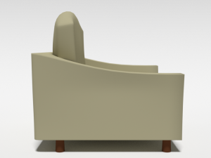 cartoon armchair 3D Model