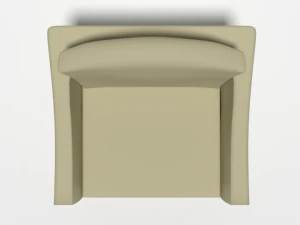 cartoon armchair 3D Model