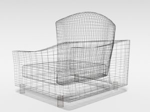 cartoon armchair 3D Model