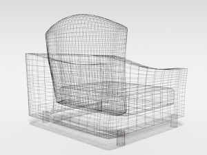 cartoon armchair 3D Model