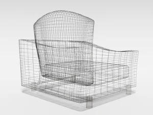 cartoon armchair 3D Model