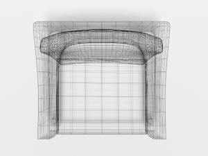 cartoon armchair 3D Model