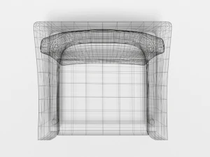 cartoon armchair 3D Model