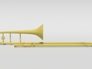 cartoon trombone 3Dモデル