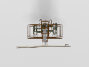 low poly cartoon cello 3D 모델