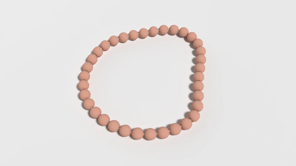 low poly cartoon bracelet 3D Model .c4d .max .obj .3ds .fbx .stl .blend 