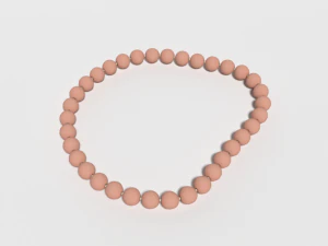 low poly cartoon bracelet 3D Model