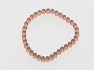 low poly cartoon bracelet 3D Model