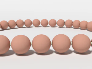low poly cartoon bracelet 3D Model