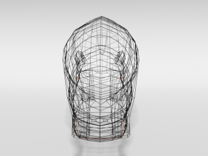 low poly cartoon hippopotamus Modelo 3D