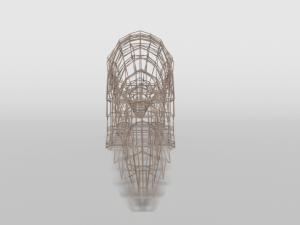 low poly cartoon pangolin 3D मॉडल