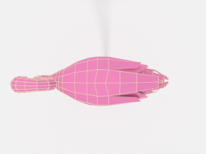 low poly cartoon exotic birds pack Modello 3D