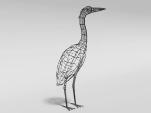 pacchetto di uccelli esotici cartoon low poly Modello 3D