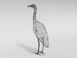 pacchetto di uccelli esotici cartoon low poly Modello 3D
