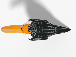 low poly cartoon exotic birds pack Modello 3D