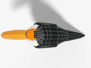 pacchetto di uccelli esotici cartoon low poly Modello 3D