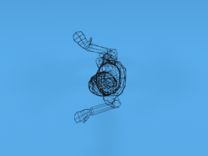 low poly kid whatever pose Modello 3D