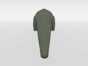 low poly cartoon crocodile 3D Model