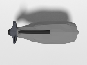 low poly cartoon gnu wildebeest antelope 3Dモデル