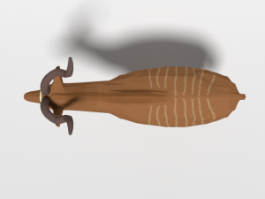low poly cartoon greater kudu antelope 3Dモデル