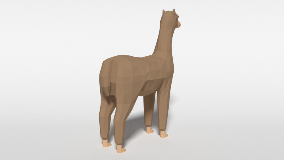 lama v01 3D Model in Other 3DExport