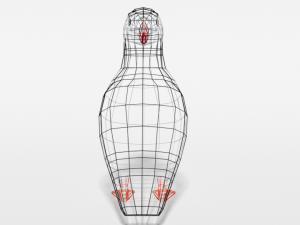 low poly cartoon puffin Modelo 3D