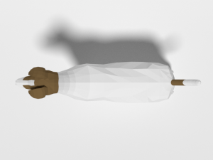 low poly cartoon jack russell terrier dog 3Dモデル