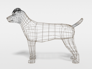 low poly cartoon jack russell terrier dog 3Dモデル