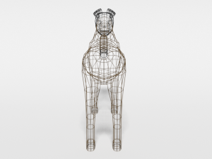 low poly cartoon jack russell terrier dog 3Dモデル