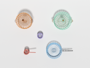 low poly cartoon kitchen items 3D Модель