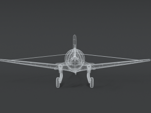 low poly cartoon curtiss p 36 hawk wii airplane 3D 모델