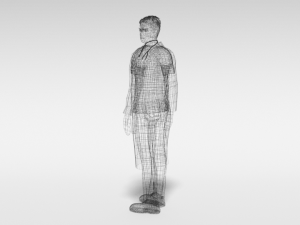 low poly man doctor 3D Модель