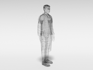 low poly man doctor 3D Модель
