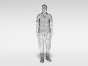 low poly man doctor 3D Модель