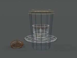 low poly cartoon coffee scene Model 3D