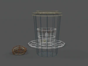 low poly cartoon coffee scene 3D Model