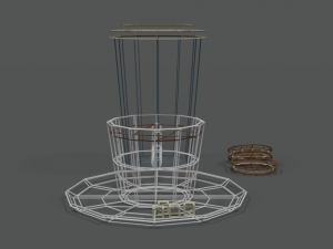 low poly cartoon coffee scene Model 3D
