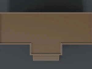 low poly cartoon school 3D Model