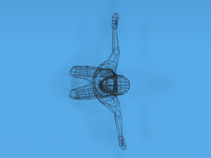 low poly desperate kid 3Dモデル