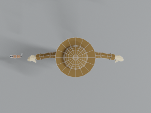 low poly cartoon wwi british soldier 3D Model