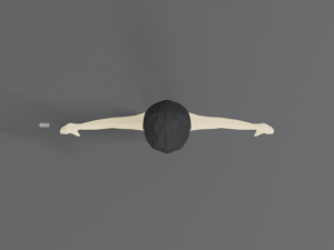 low poly cartoon tarzan 3D 模型